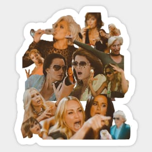 REAL HOUSEWIVES COLLAGE Sticker